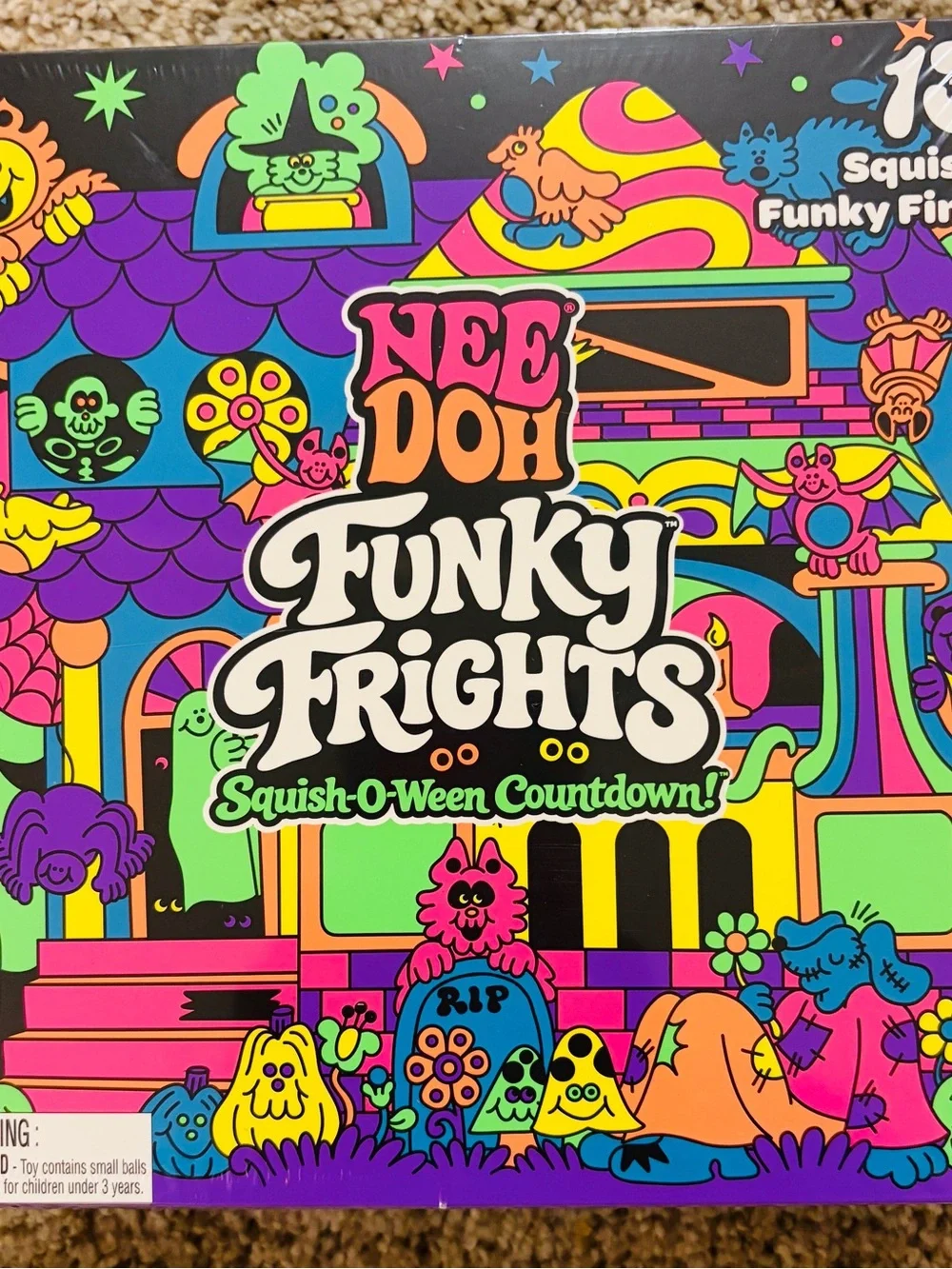 Nee Doh Funky Frights Squish-O-Ween Countdown - Multicolor